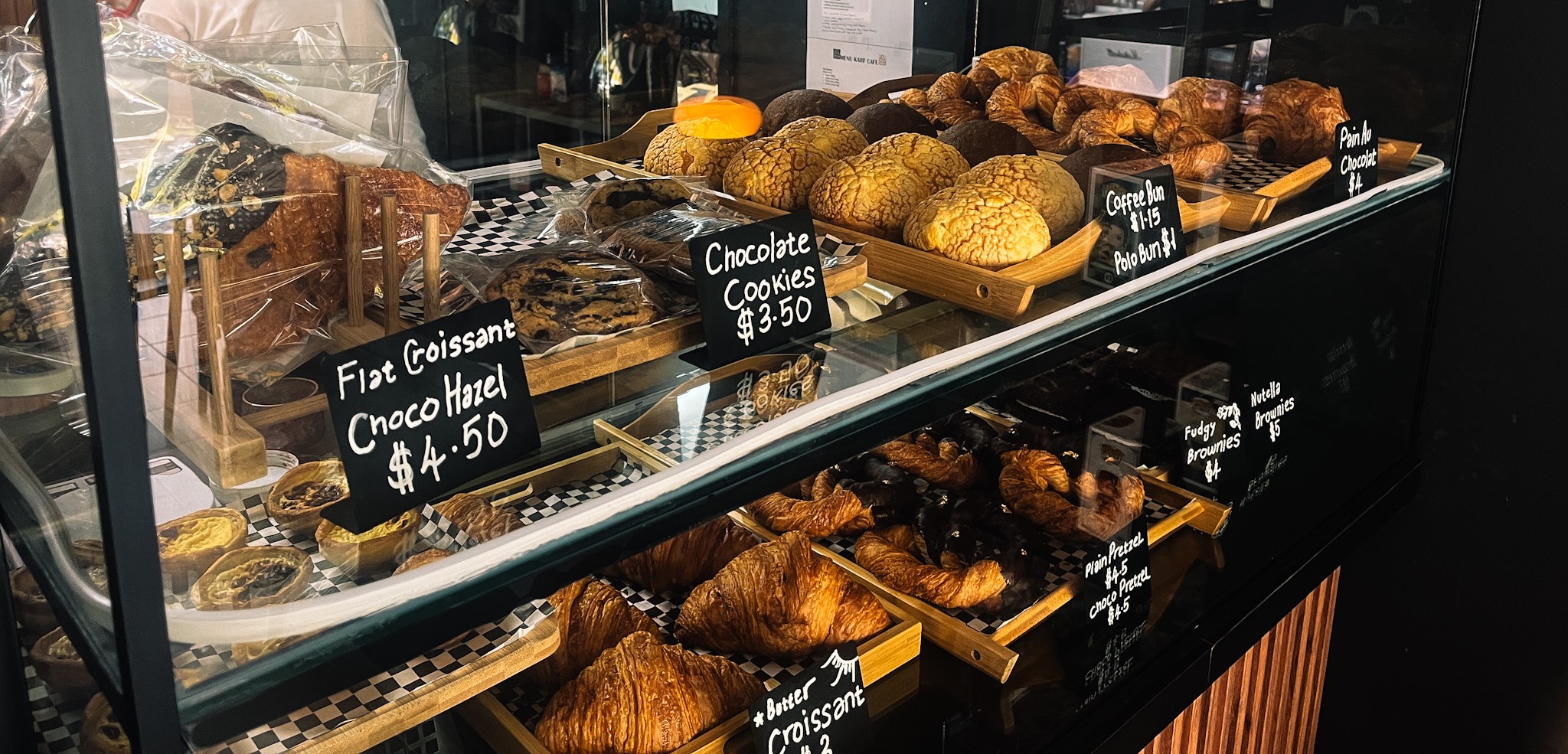 Freshly baked bread and pastries