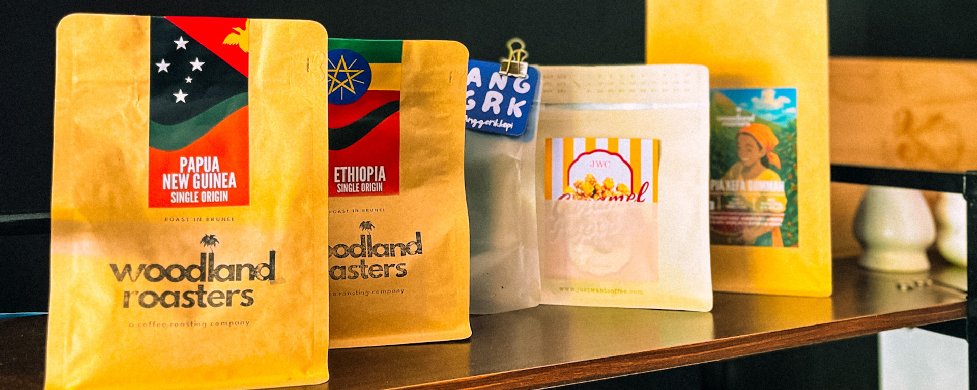 Coffee specialties selection